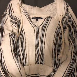 Baja beach pullover with hood